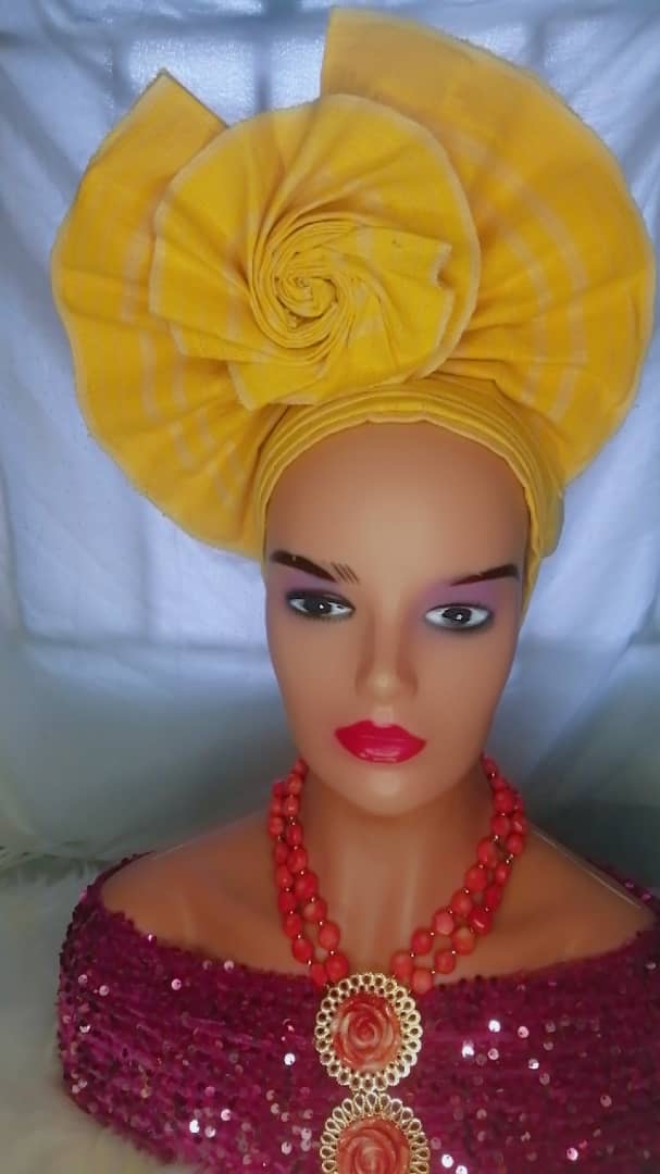 Handcrafted Aso-Oke Auto Gele