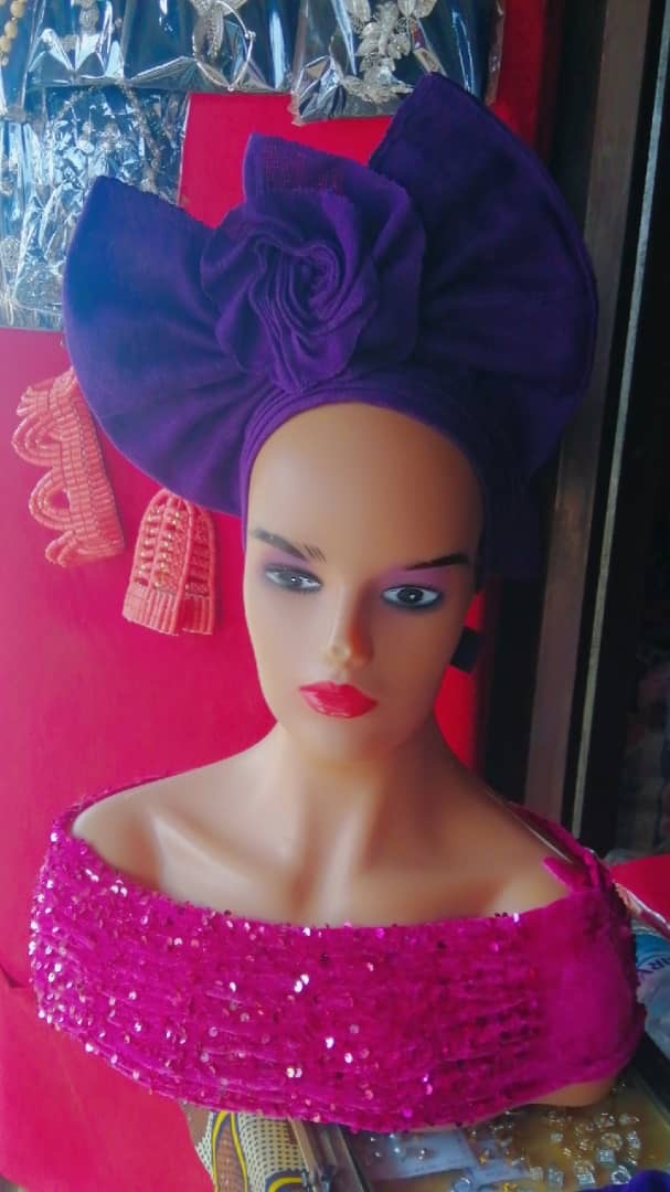 Handcrafted Aso-Oke Auto Gele