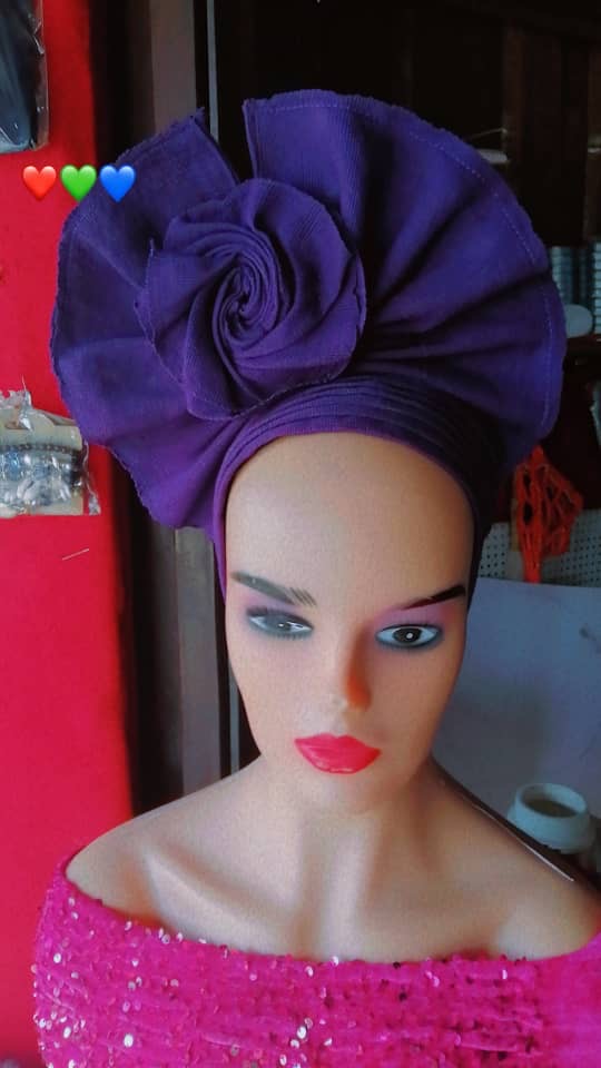 Handcrafted Aso-Oke Auto Gele