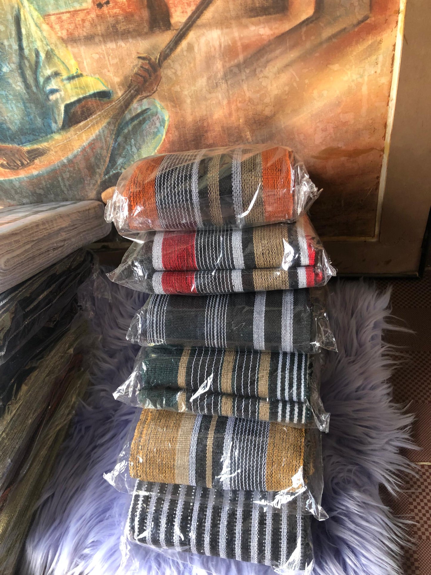 Aso oke / ofi complete bundle set (unsewn)