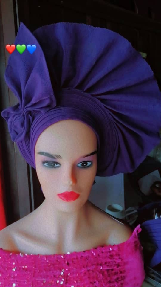 Handcrafted Aso-Oke Auto Gele