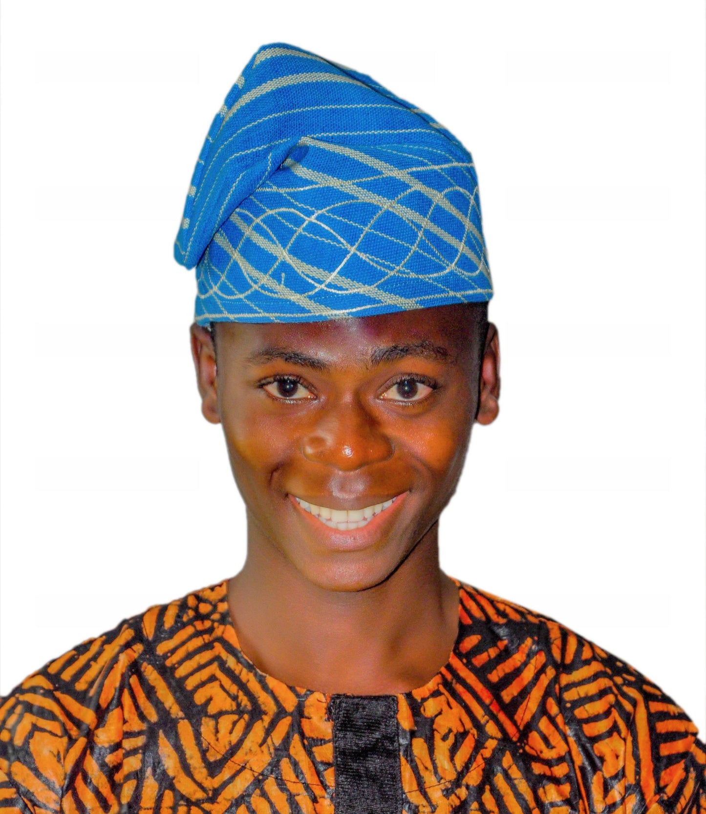 Men’s Aso-Oke Embroidered Cap