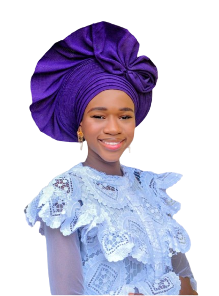 Auto Gele - Pre-Tied Nigerian Headwrap for Women | Ready to Wear African Head Tie for Weddings, Parties & Cultural Events