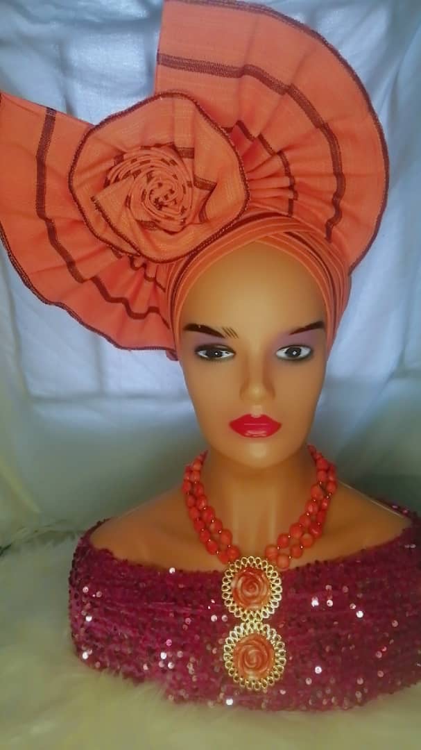 Handcrafted Aso-Oke Auto Gele