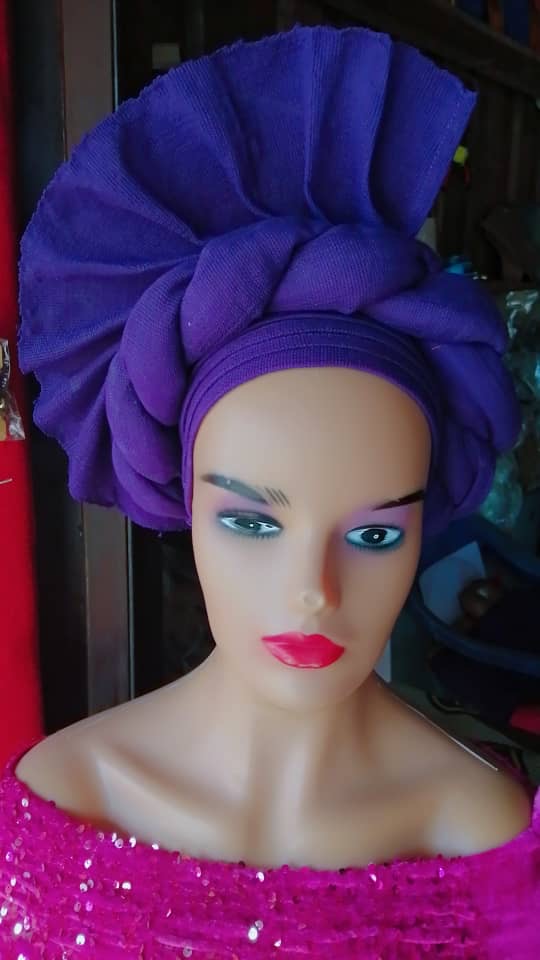 Handcrafted Aso-Oke Auto Gele