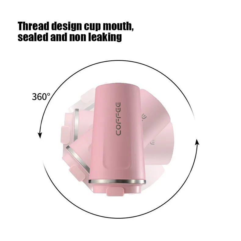 Travel Smart Coffee Tumbler Thermos Cup With Intelligent Temperature Display