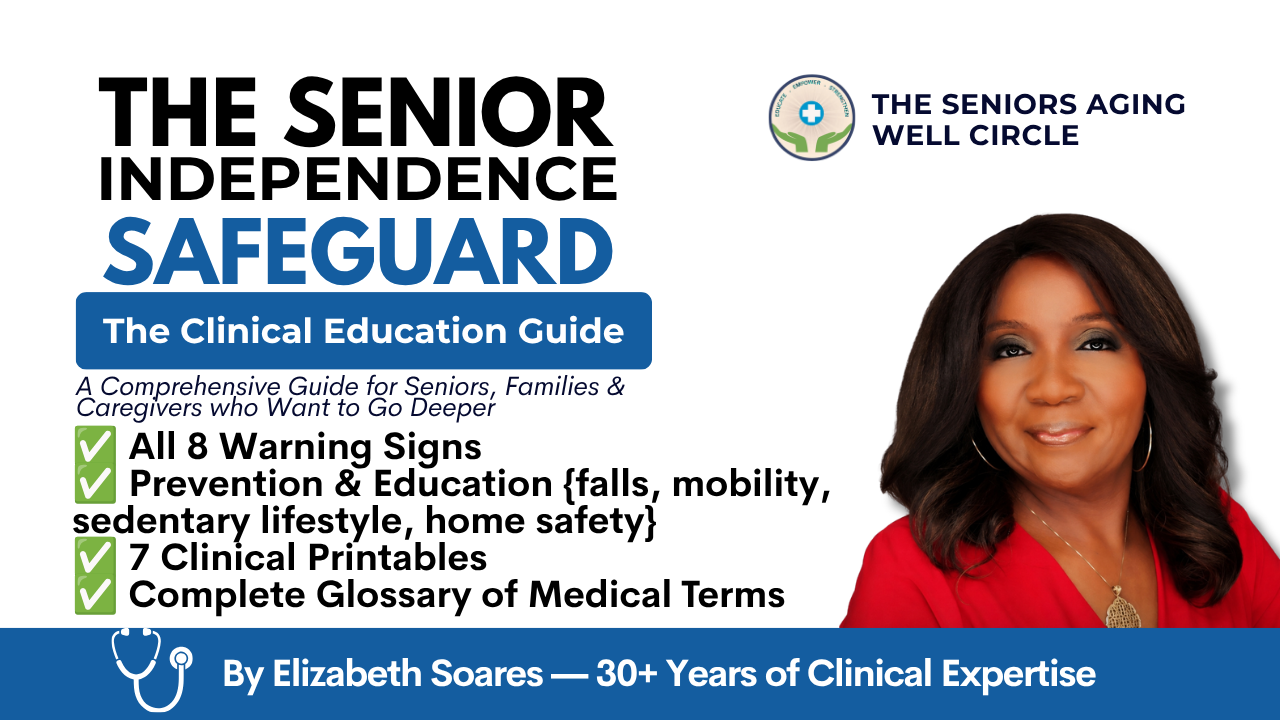 The Senior Independence Safeguard: The Clinical Education Guide | Caregiver Resource | Licensed PT | Instant Download