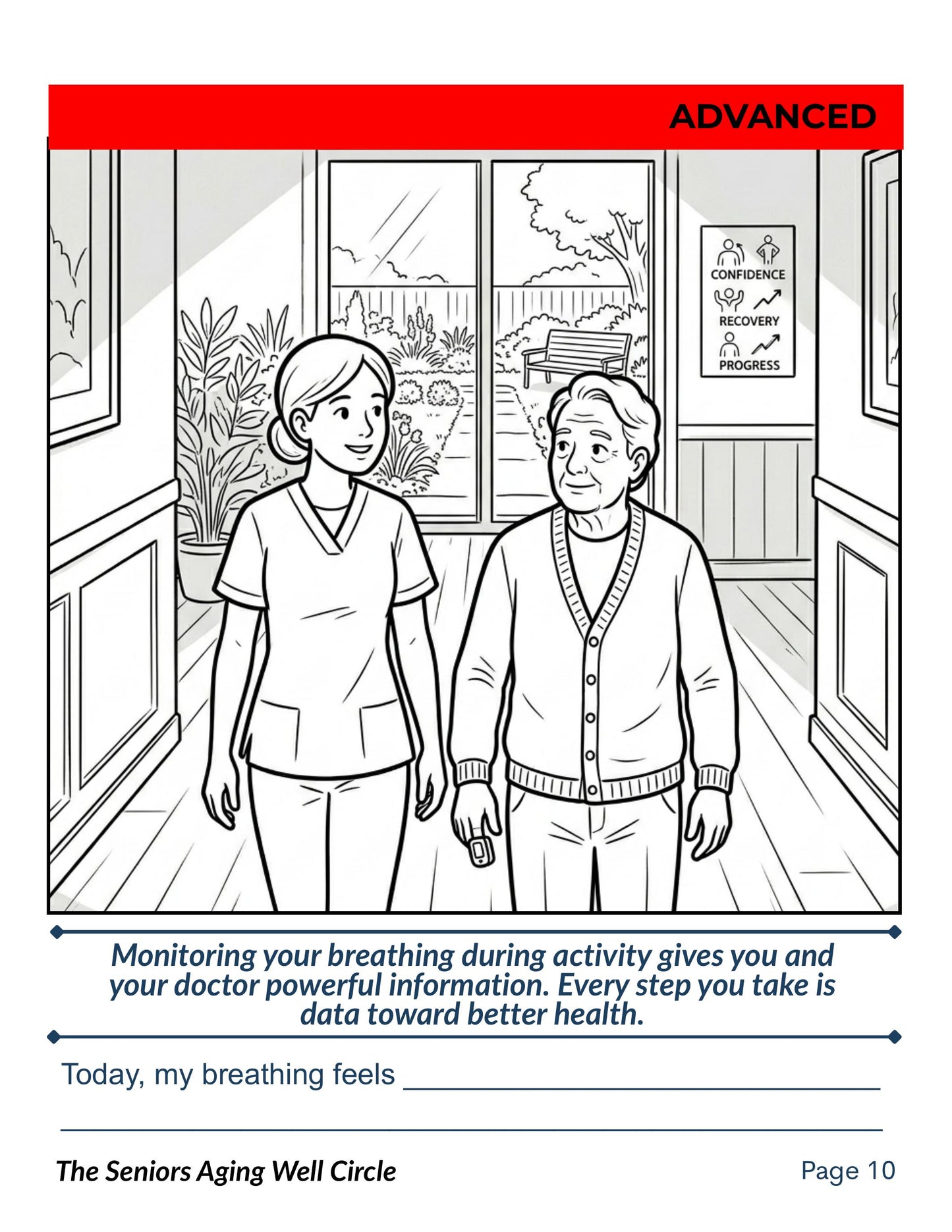Seniors SOS — Calming & Awareness Coloring Book (for Seniors & Caregivers)| Instant Download pdf