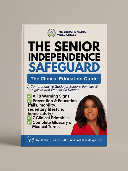 The Senior Independence Safeguard: The Clinical Education Guide | Caregiver Resource | Licensed PT | Instant Download