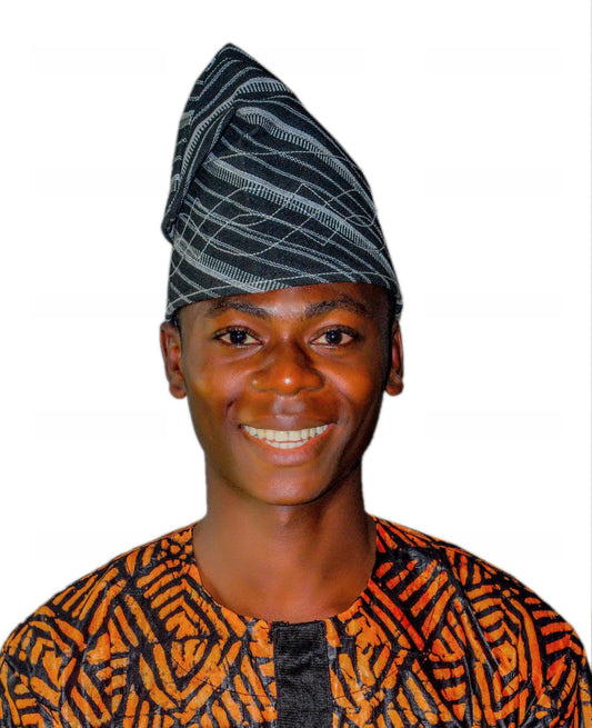 Men’s Aso-Oke Embroidered Cap