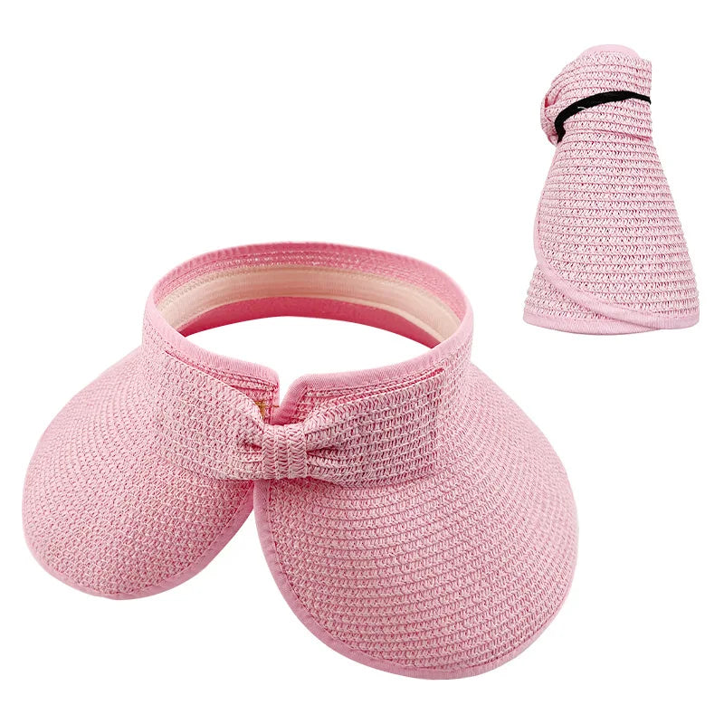 Adjustable Summer Foldable Straw Hat